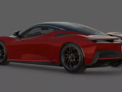 2019 Automobili Pininfarina Battista 3D Model  Italian Design 3D model