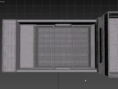 Anets Gas Deep Fryer AGP60 3D model