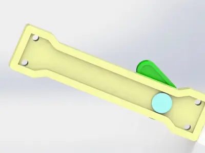 Cam and Spring  3D model