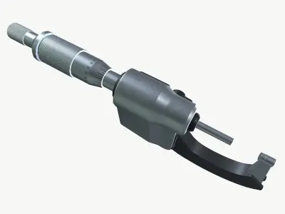 Micrometer 3D model purchase