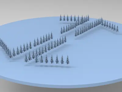 Sci fi Winter research faciality part 1 3D model
