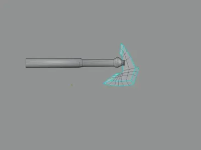 Weapon Asset Free low-poly 3D model