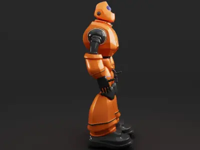 sci fi - character robot - model Free low-poly 3D model