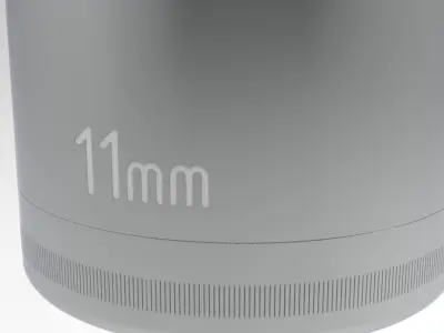 Deep Socket 11 mm 3D model