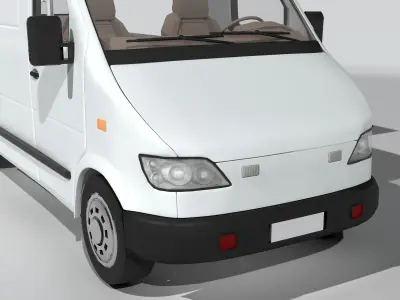 Donut Van 8K 3D model