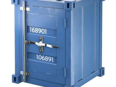 CARLINGUE Sea Container nightstand 3D model