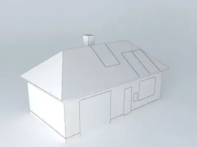 Tűzoltószertár Warehouse Fire Free 3D model
