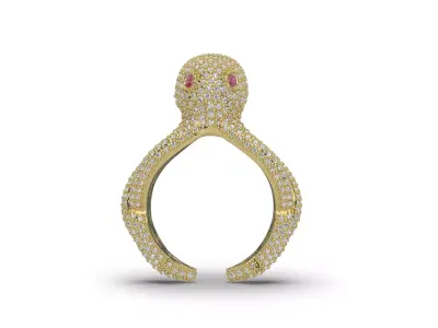 Octopus ring  3D print model