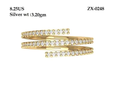 Adjustable Nail Ring For Women  3D print model purchase