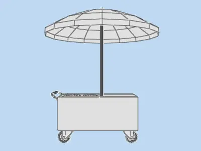 Trade Trolley - Type 1 3D model