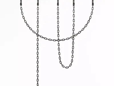 Wall Chains 3D model
