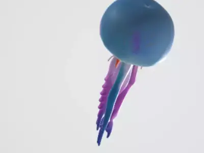 Jellyfish 3D model purchase