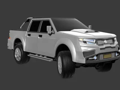 Okhey GHammer - pickup - generic pickup Free low-poly 3D model