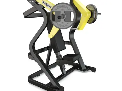 Technogym - Plate Loaded - Incline Chest Press 3D model