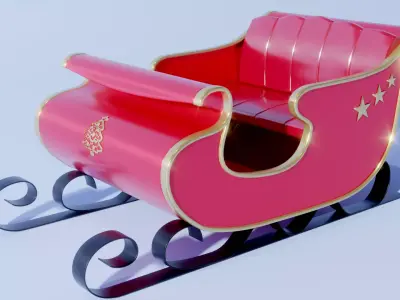 Sleigh 3D model get