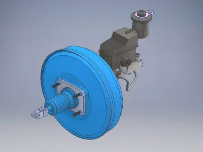 car master cylinder 3d model 3D model