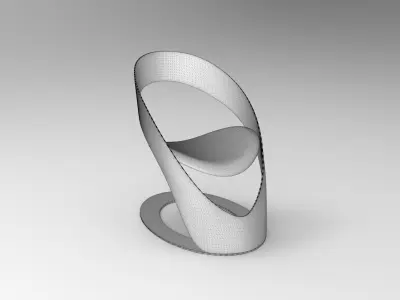 Modern Chair Low-poly 3D model purchase