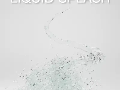 Liquid Splash 3D model