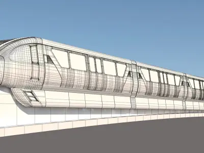 Monorail 2 3D model