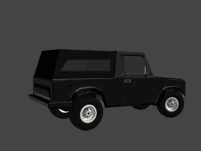 Maruti gypsy  Free low-poly 3D model