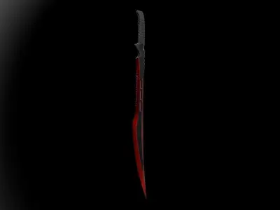 Sword Low Poly  Ready for Game Low-poly 3D model