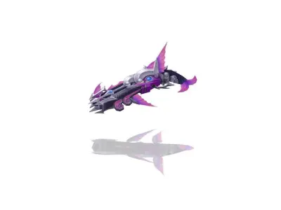 Atlantis Gun Low-poly 3D model