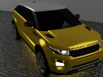 Range Rover Evoque Free 3D model