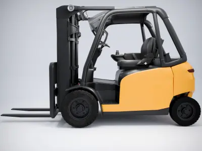 Forklift 3D model PBR