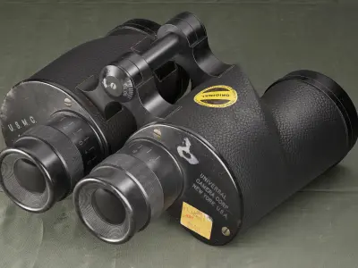 Binoculars Low-poly 3D model 5