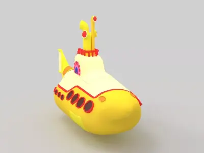 Yellow Submarine  3D model