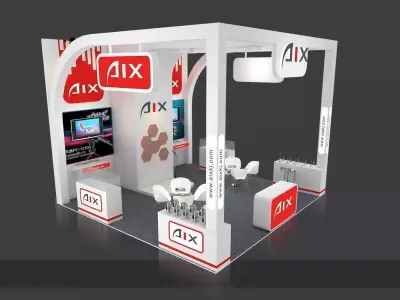 Exhibition - Area -6X6-3DMAX2012-012 3D model