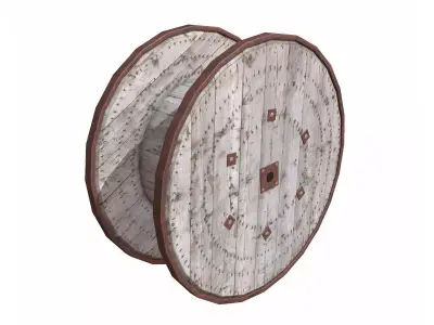 Cable Spool Low-poly 3D model purchase