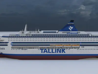 Silja Europa - Tallink 3D model