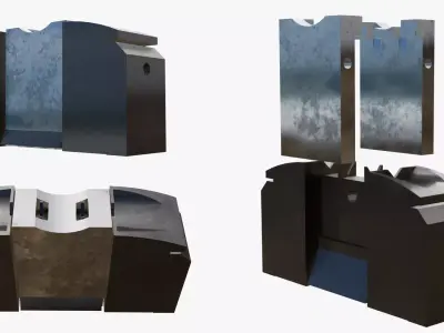 Fiber Optic Splice Protection Press 3D model