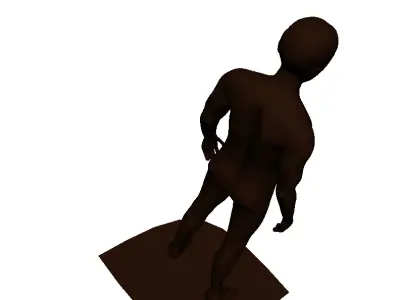 human body Free 3D model