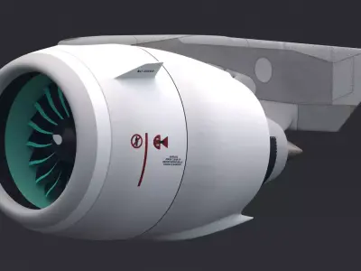 Airbus Neo Engine 3D model