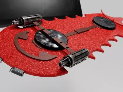 CUBI Shih Tzu Mk II Hoverboard with case 3D model