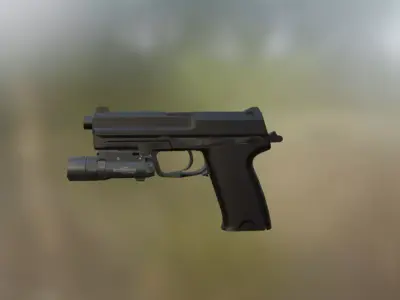 HK USP 45 3D model