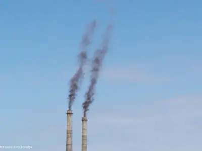 Rising Smokestack Clouds 3D model