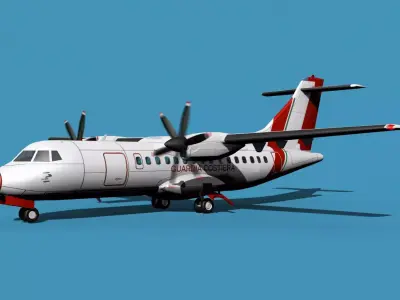 ATR-42-320 Guardia Coastiera 3D model