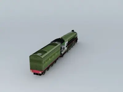 Eco Rail Track LNER 2004 Dummy With Tender Free 3D model