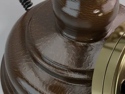 Old antique phone 3D model