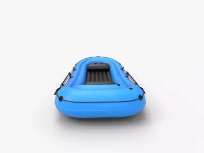 Inflatable boat 3D model
