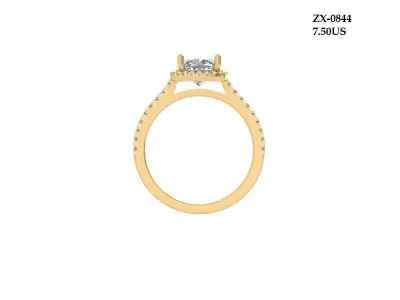 Cushion Ring 3D print model 14