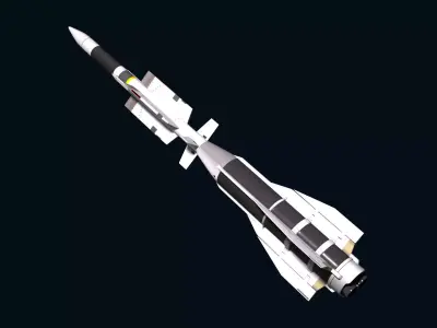 Aster 30 Sea Viper 3D model