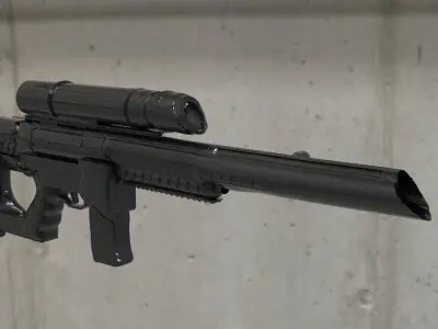Sniper Rifle 3D model buy