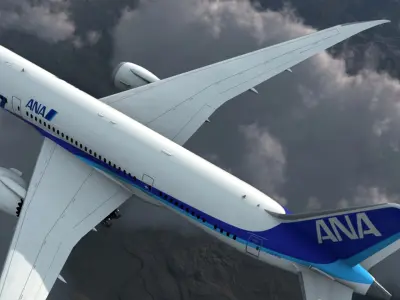 Boeing 787-8 Dreamliner ANA Livery 3D model purchase