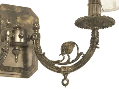 Arizzi 495 classic two arms  sconce 3D model
