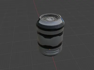 Sci-Fi Barrel - Game Ready Free low-poly 3D model