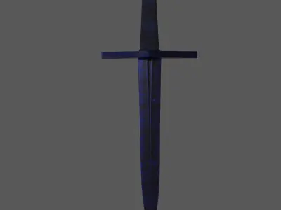 Dagger sword Low-poly 3D model shop